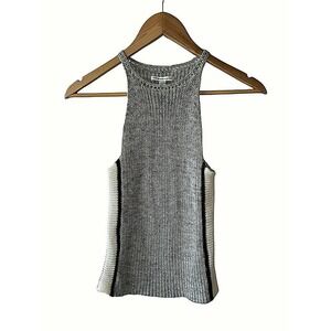 American Eagle Outfitters Women's Size S Gray Sleeveless Sweater Knit Tank
